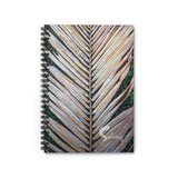 Spiral Notebook - Ruled Line - Front Feather Fishbone